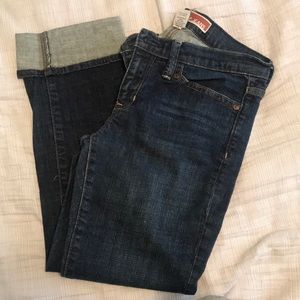 Gap ankle cuffed jeans